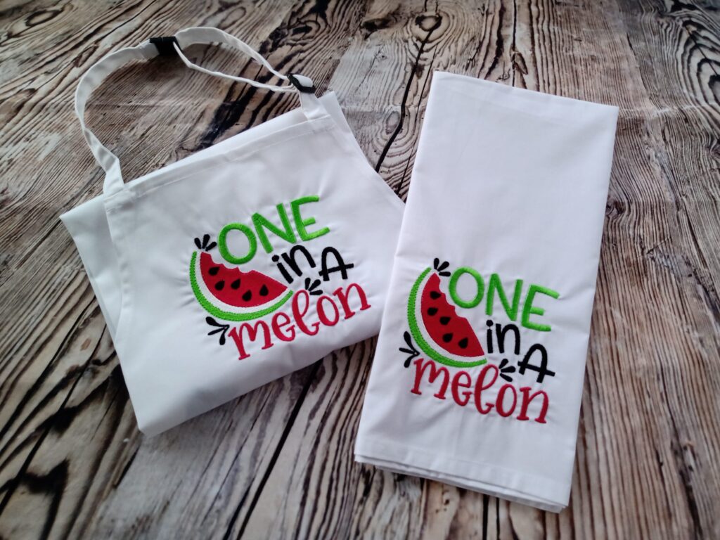 Apron & Tea Towel Set - One in a Melon
