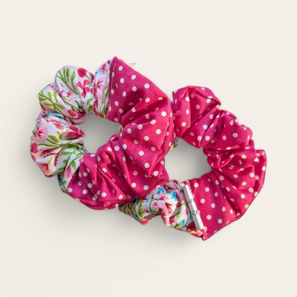 Scrunchie Floral/Polka Dot (Two Tone) - Image 2