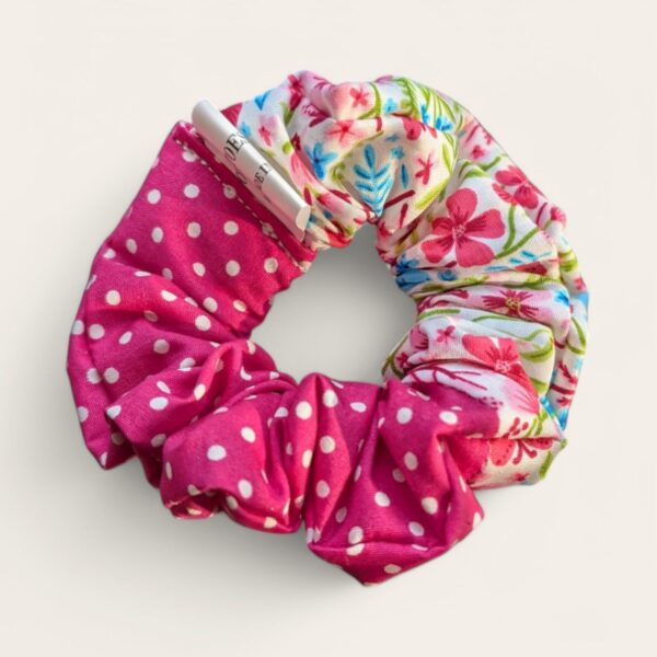 Scrunchie Floral/Polka Dot (Two Tone)