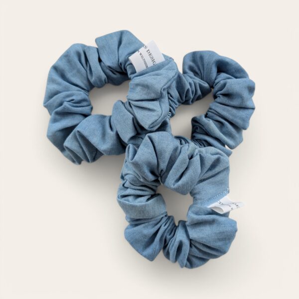 Scrunchie - Blue Denim - Image 2