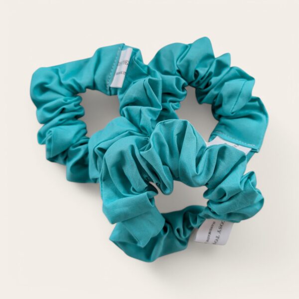 Scrunchie - Turquoise Blue - Image 2