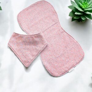 Baby Bib & Burp Cloth Set