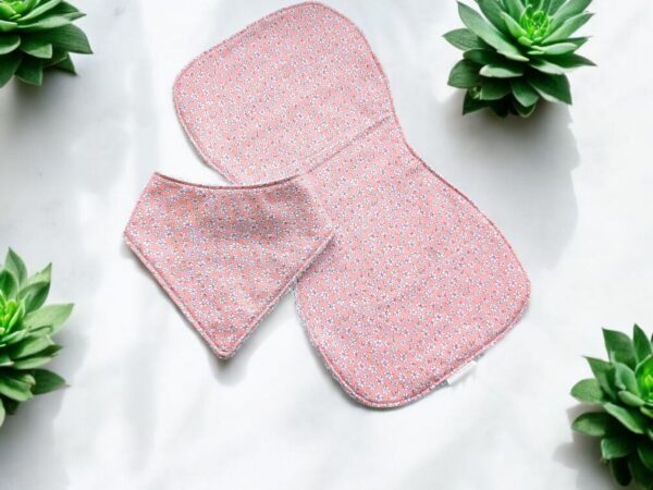 Baby Bib & Burp Cloth Set