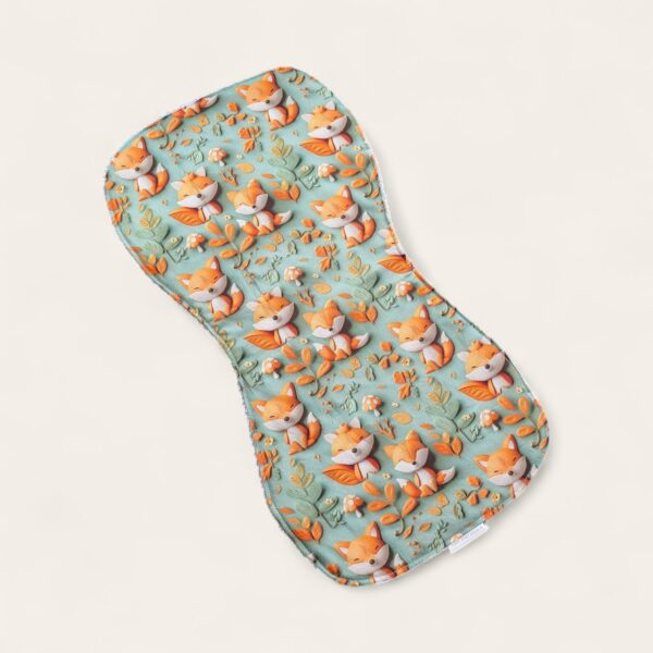 Baby Bib & Burp Cloth Set - Image 3