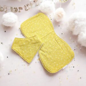 Baby Bib & Burp Cloth Set