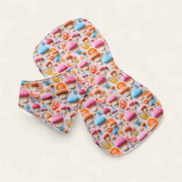 Baby Bib & Burp Cloth Set - Image 2