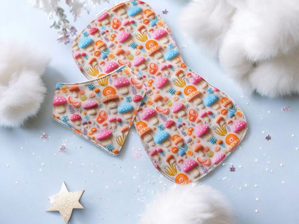 Baby Bib & Burp Cloth Set