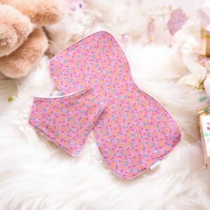 Baby Bib & Burp Cloth Set