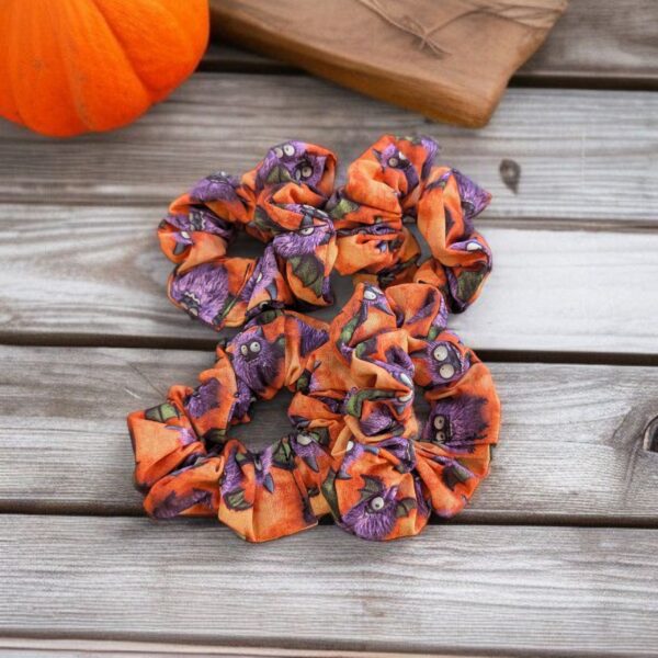 Scrunchie - 3D Halloween Bats - Image 2