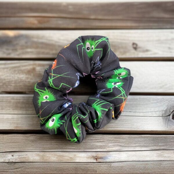 Scrunchie - 3D Halloween Spiders