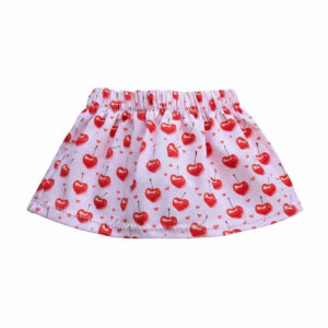 Cherry Hearts Baby/Toddler Skirt