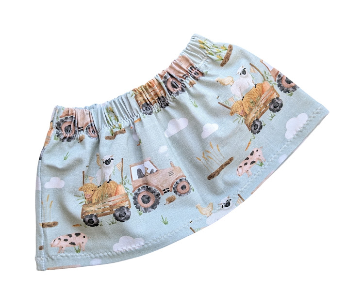 Tractor Baby/Toddler Skirt